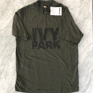 IVY PARK green oversized tee (NWT)